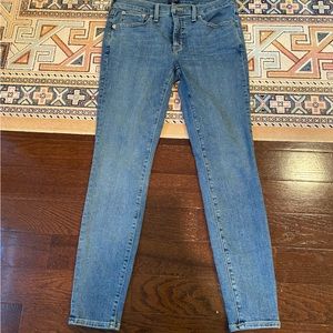 J crew 8 inch mid rise skinny jeans size 28